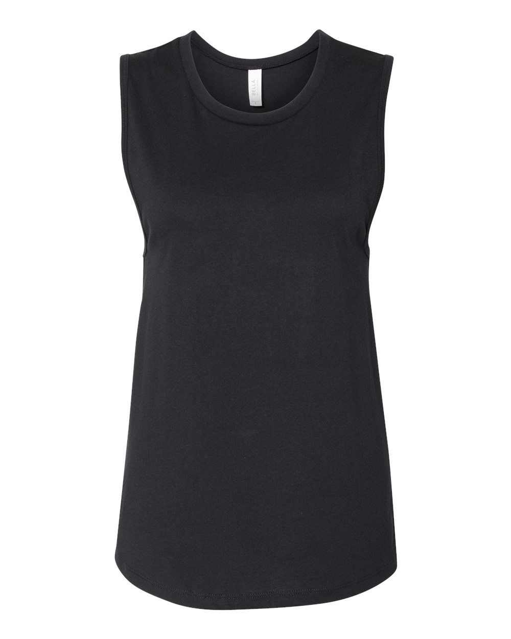 Women's Jersey Muscle Tank - Front - B33406503 - Black