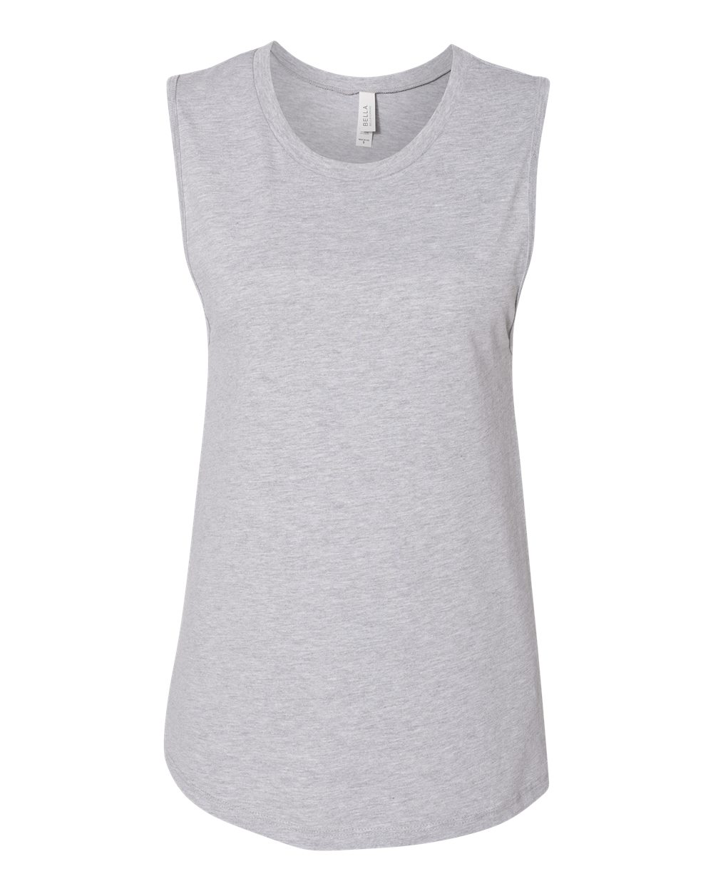 Women's Jersey Muscle Tank - Front - B33406583 - Athletic Heather