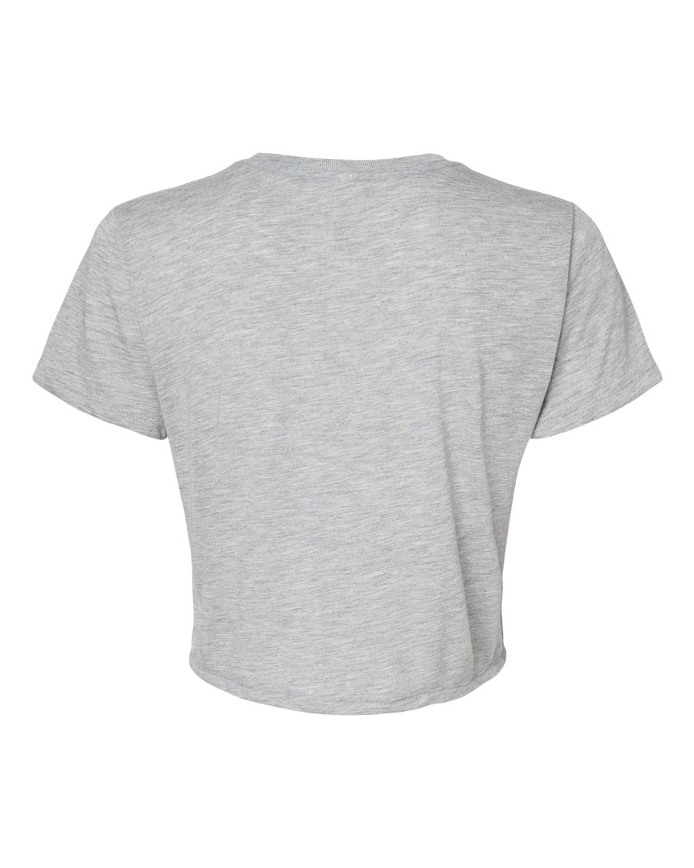 Women’s Flowy Crop Tee - Back - B22606023 - Athletic Heather
