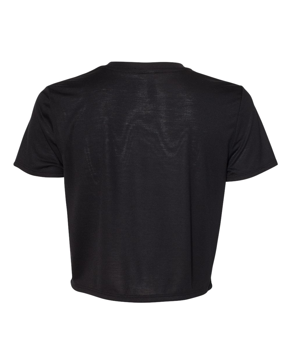 Women’s Flowy Crop Tee - Back - B22606503 - Black