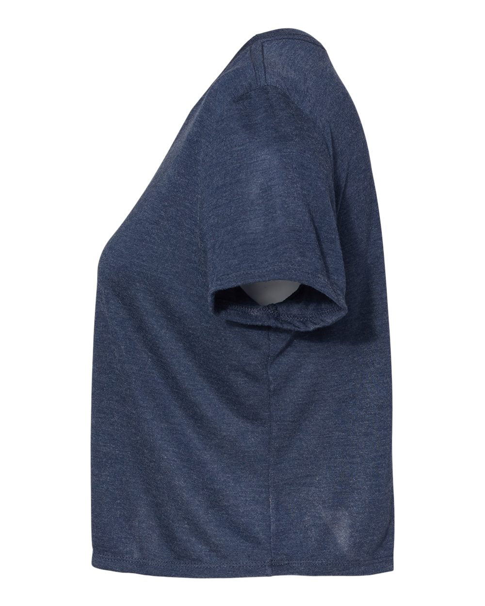 Women’s Flowy Crop Tee - DirectSide - B22606653 - Heather Navy