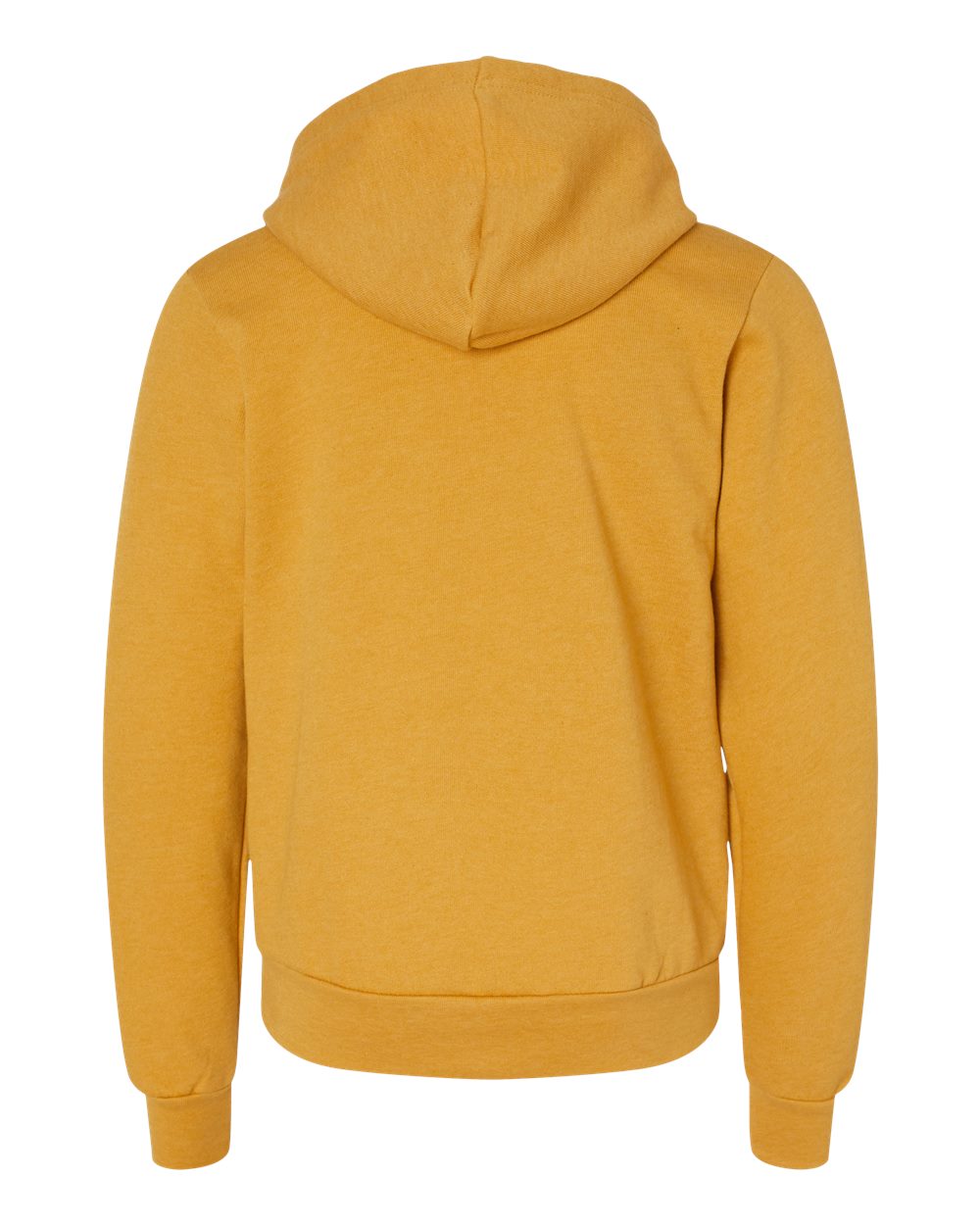 Youth Sponge Fleece Hoodie - Back - B22806123 - Heather Mustard