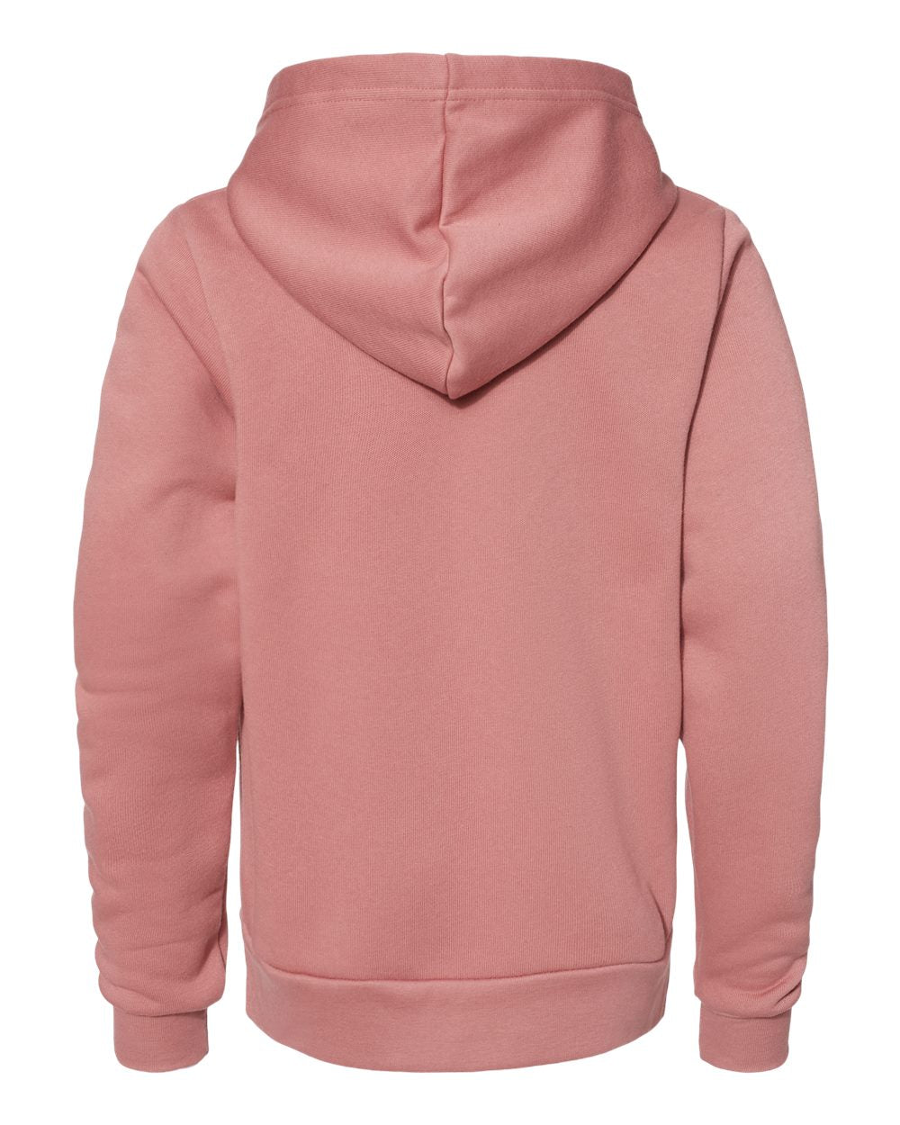 Youth Sponge Fleece Hoodie - Back - B22806273 - Mauve