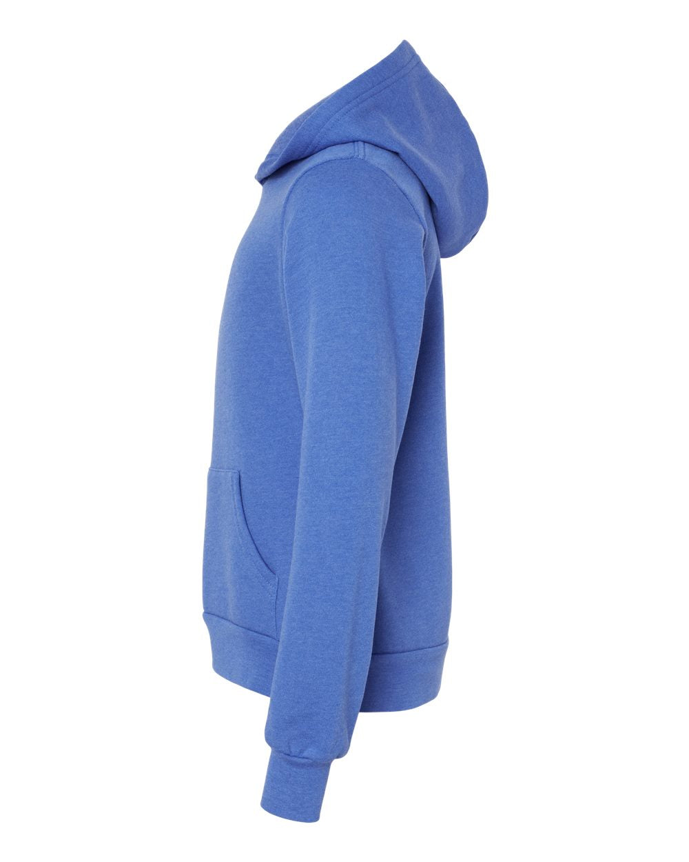 Youth Sponge Fleece Hoodie - DirectSide - B22806753 - Heather True Royal