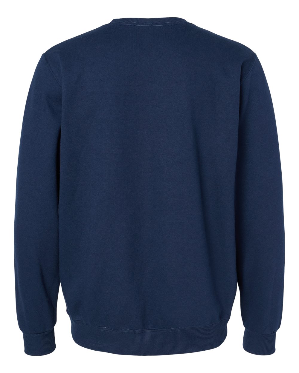Unisex Eco™ Premium Blend Ring-Spun Crewneck Sweatshirt - Back - B12935653 - J. Navy