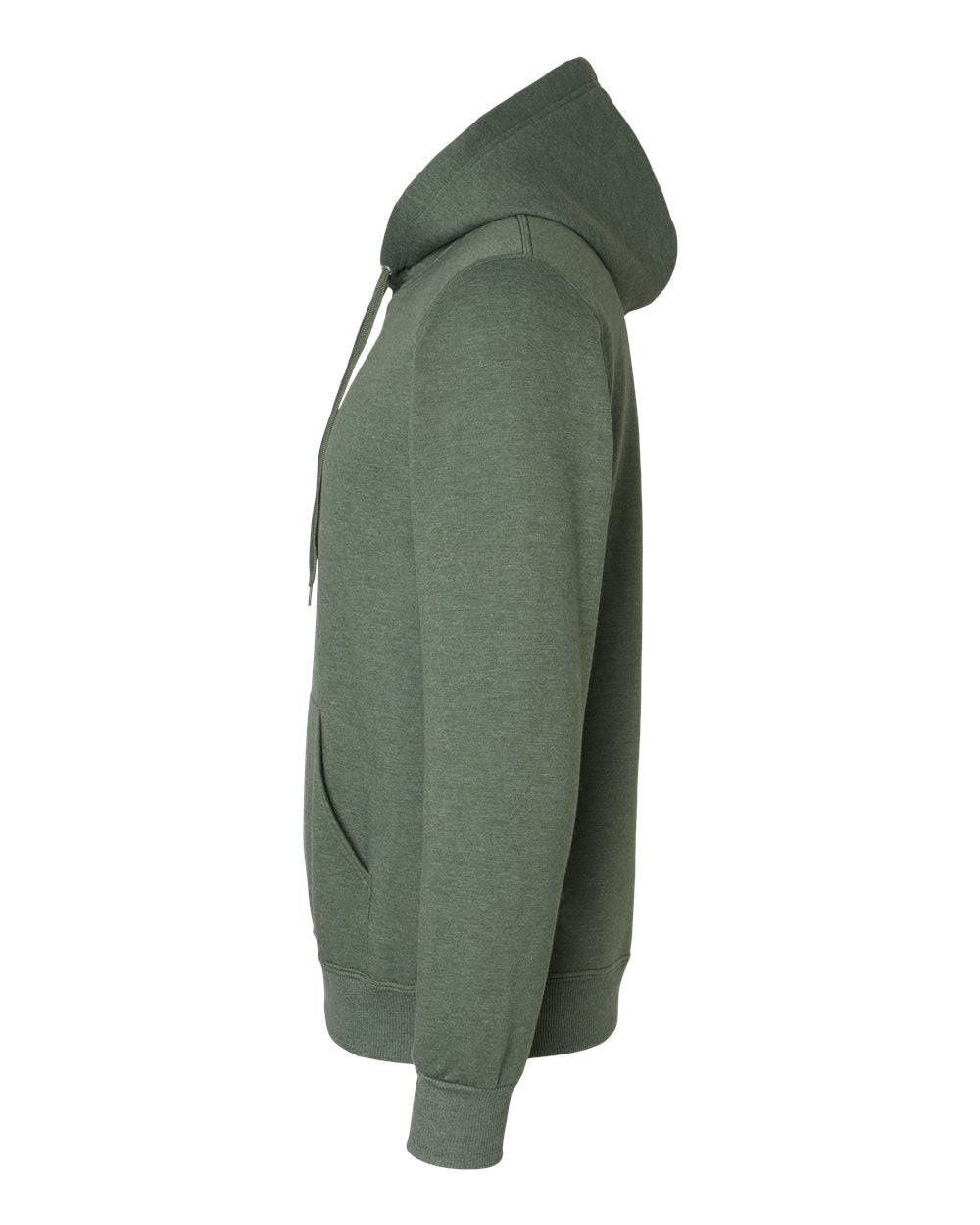 Unisex Eco™ Premium Blend Ring-Spun Hooded Sweatshirt - DirectSide - B12235553 - Military Green Heather