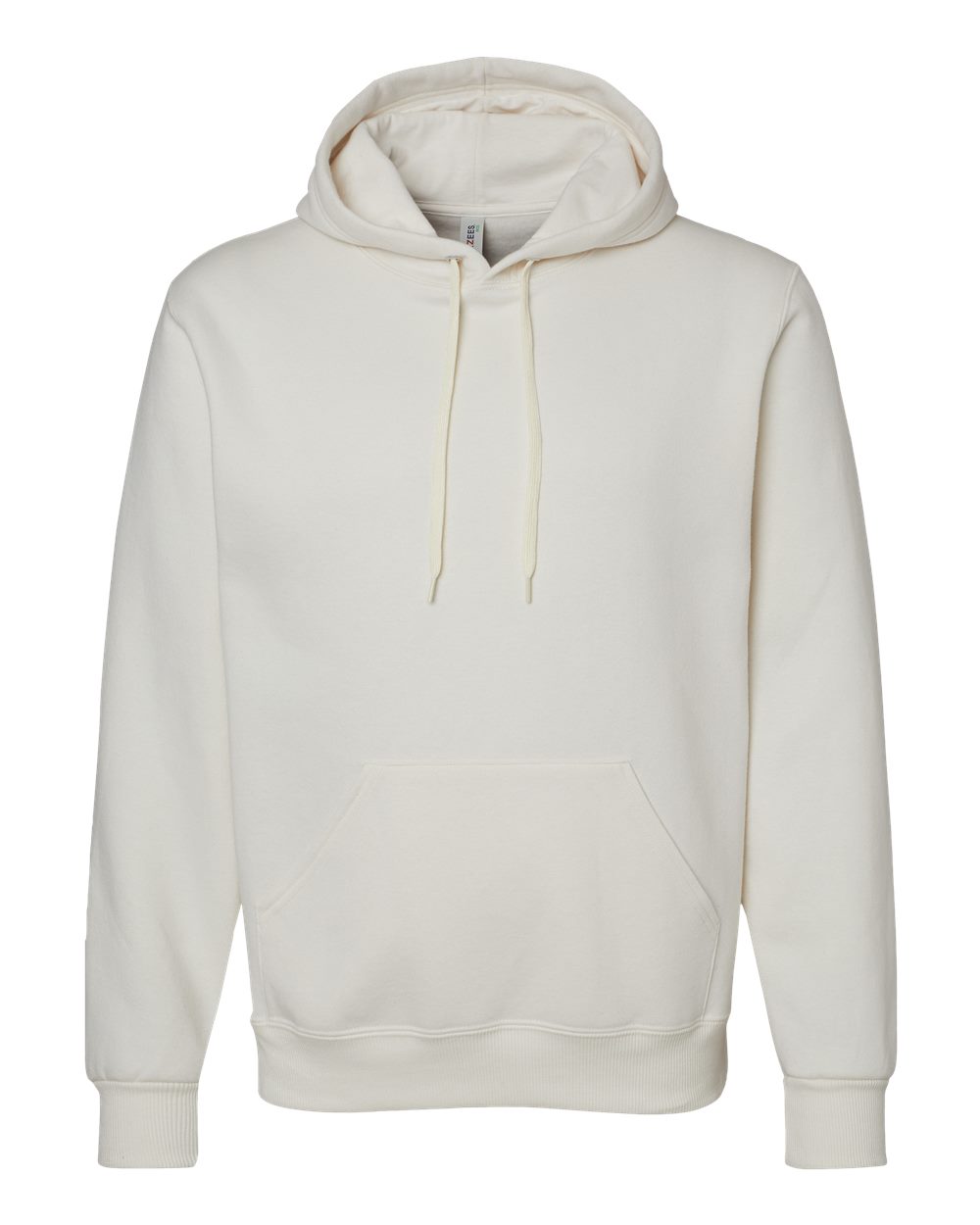 Unisex Eco™ Premium Blend Ring-Spun Hooded Sweatshirt - Front - B12235232 - Sweet Cream Heather
