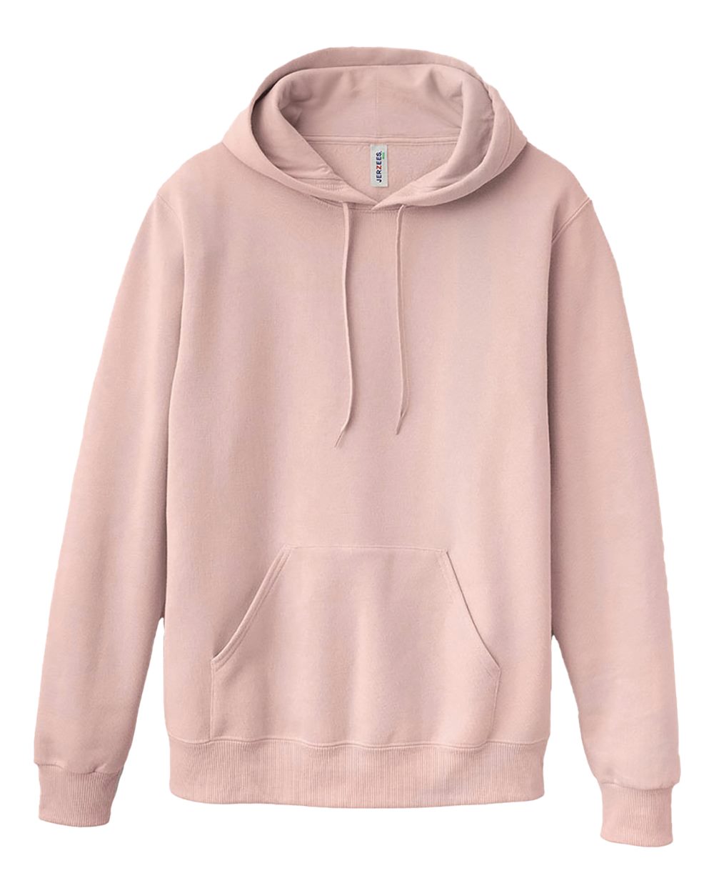 Unisex Eco™ Premium Blend Ring-Spun Hooded Sweatshirt - Front - B12235302 - Blush Pink