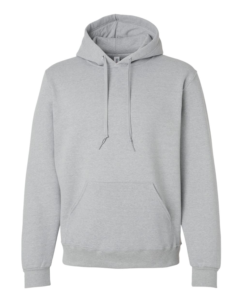 Unisex Eco™ Premium Blend Ring-Spun Hooded Sweatshirt - Front - B12235352 - Frost Grey Heather