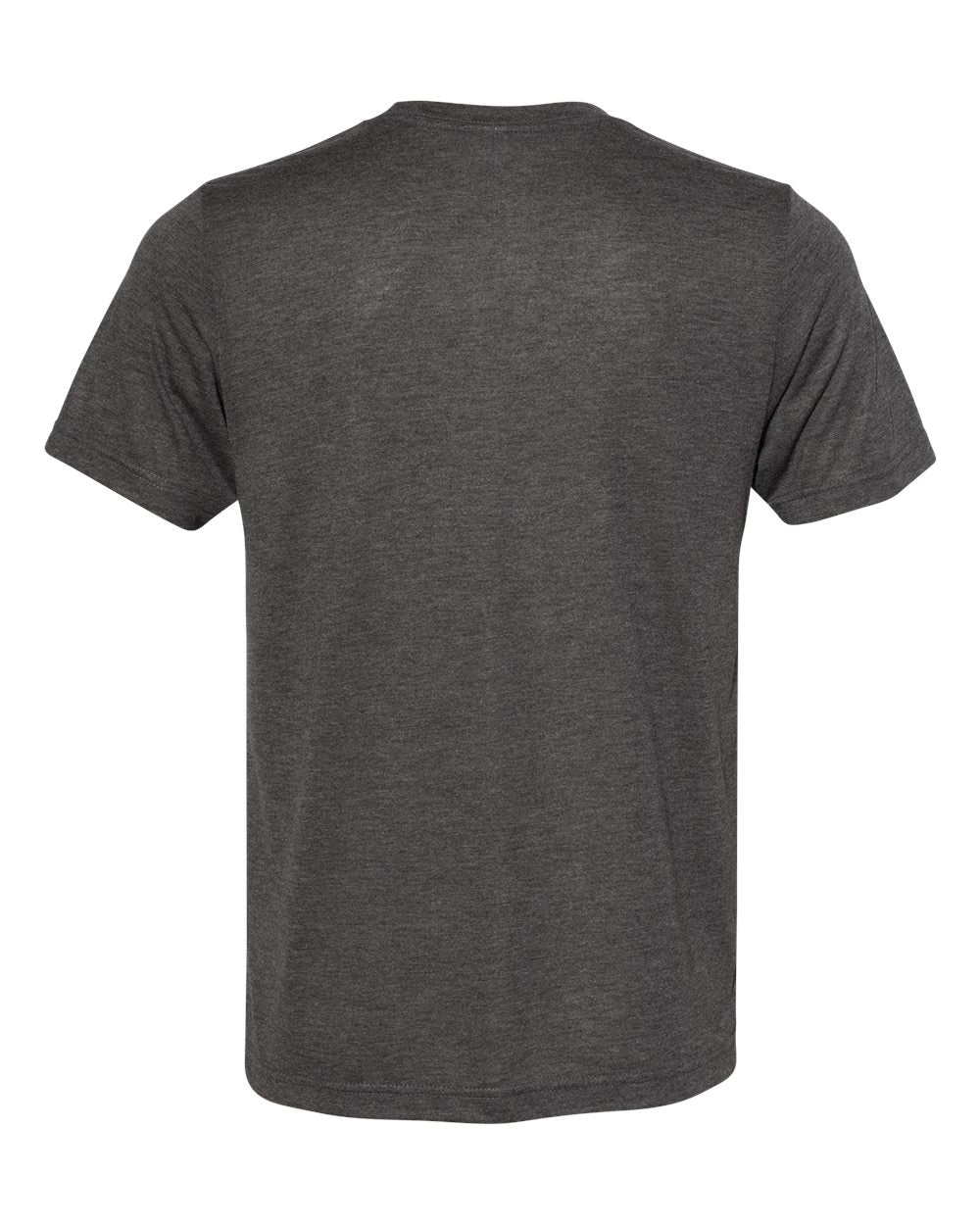 Unisex Viscose Fashion Tee - Back - B26706092 - Dark Grey Heather