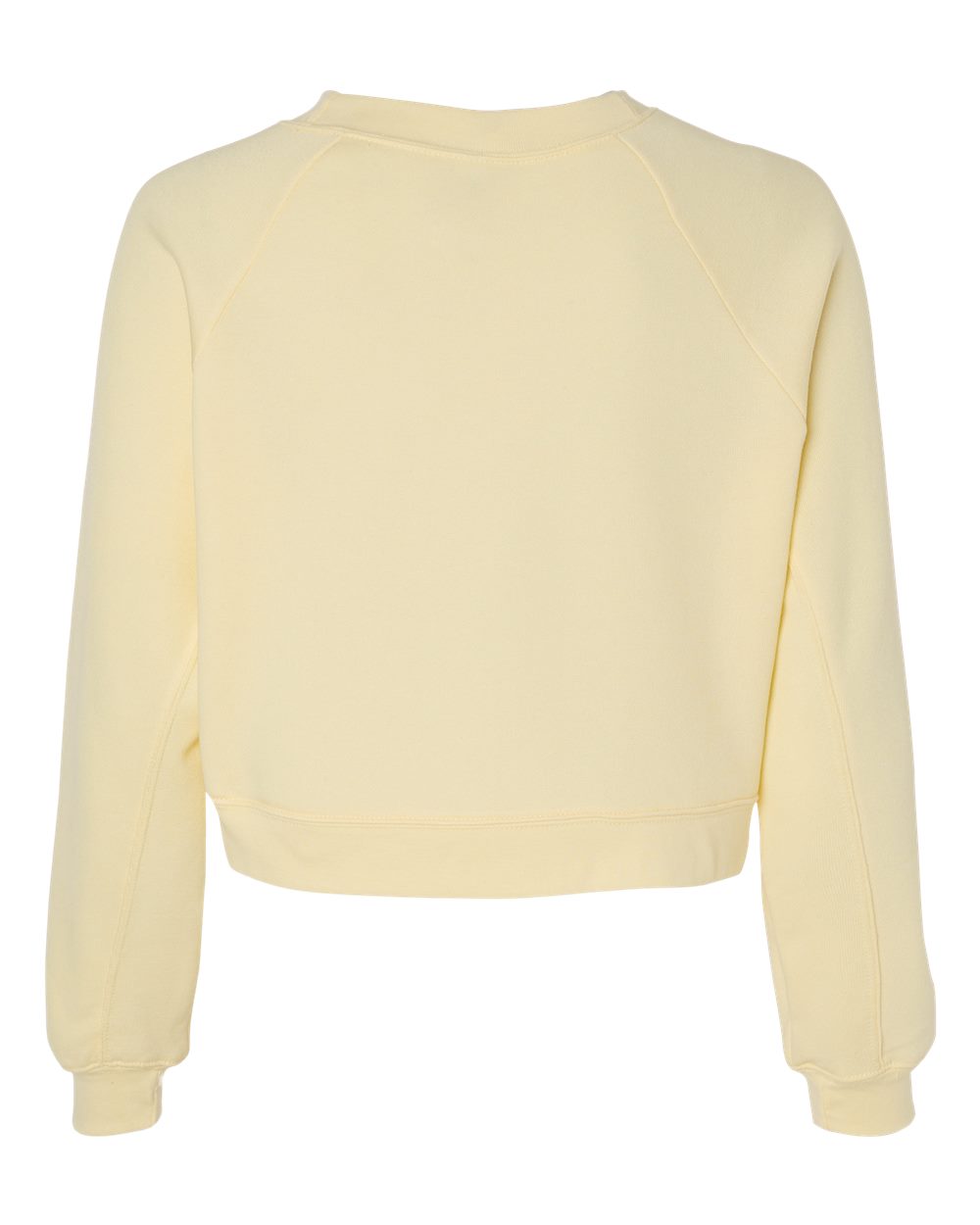 Women's Raglan Pullover Fleece - Back - B10206233 - French Vanilla