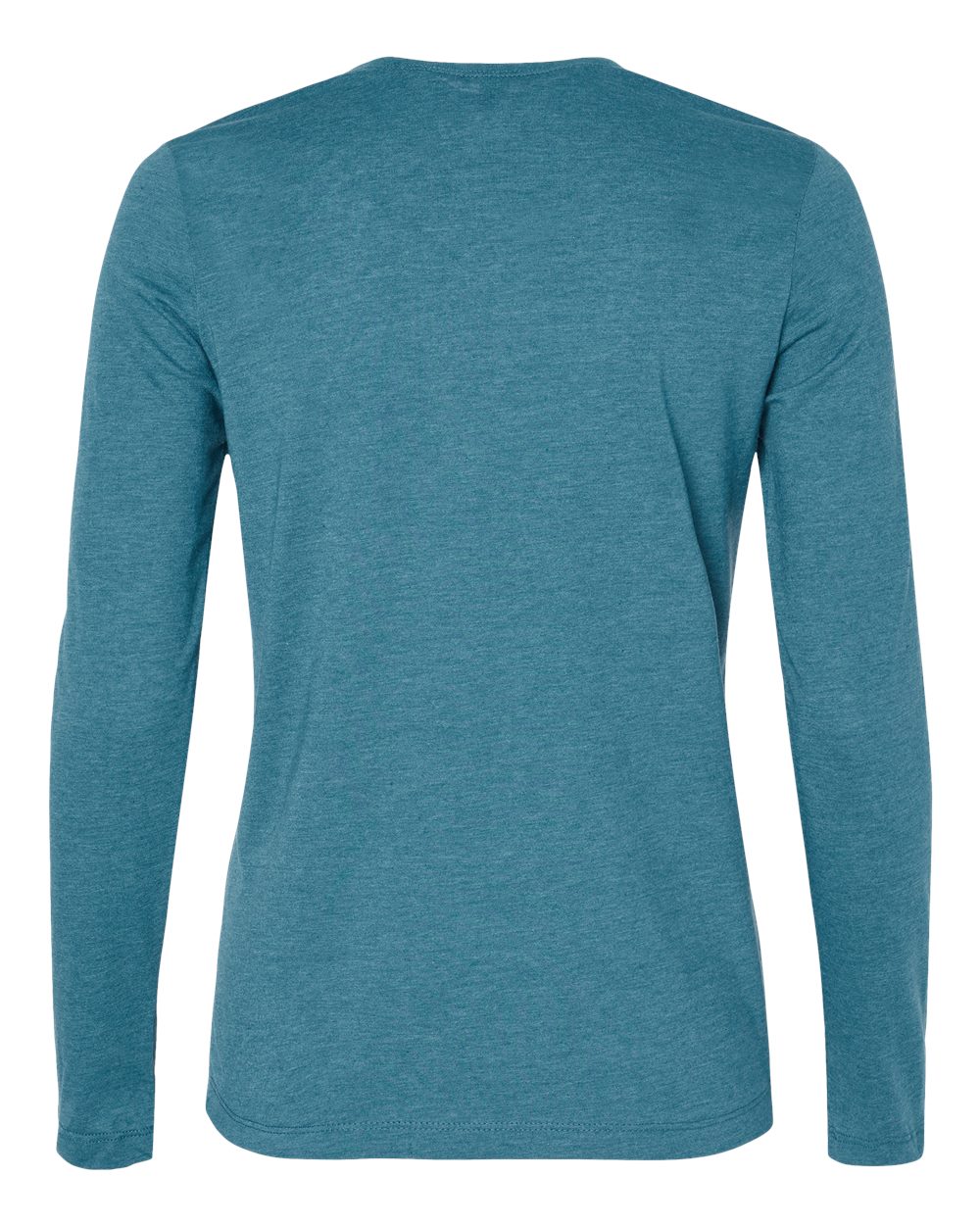 Women’s Jersey Long Sleeve Tee - Back - B57606793 - Heather Slate