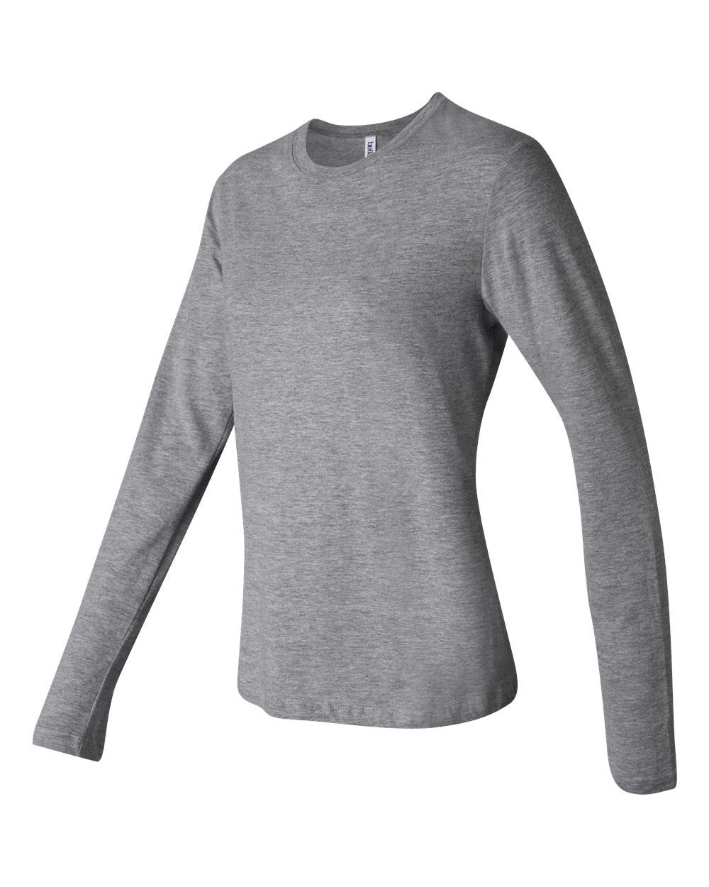 Women’s Jersey Long Sleeve Tee - Side - B57606073 - Deep Heather