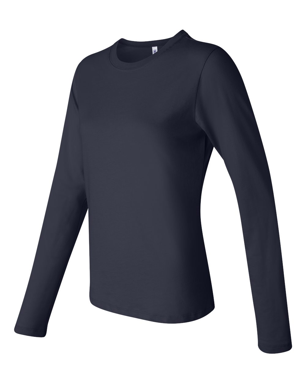 Women’s Jersey Long Sleeve Tee - Side - B57606653 - Navy