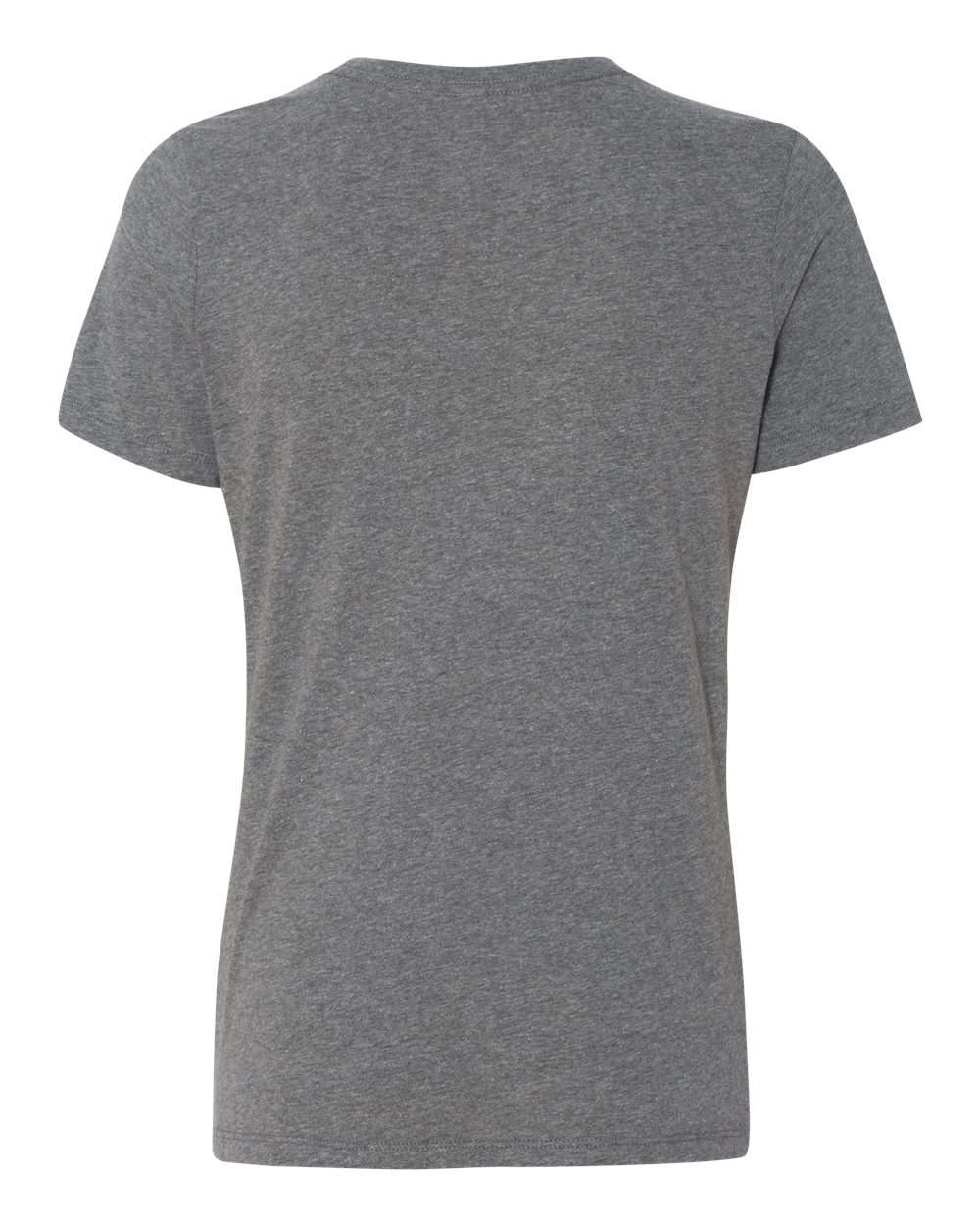 Women’s Relaxed Fit Heather CVC Tee - Back - B20506073 - Deep Heather