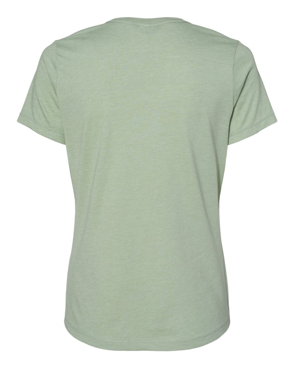 Women’s Relaxed Fit Heather CVC Tee - Back - B20506173 - Heather Sage