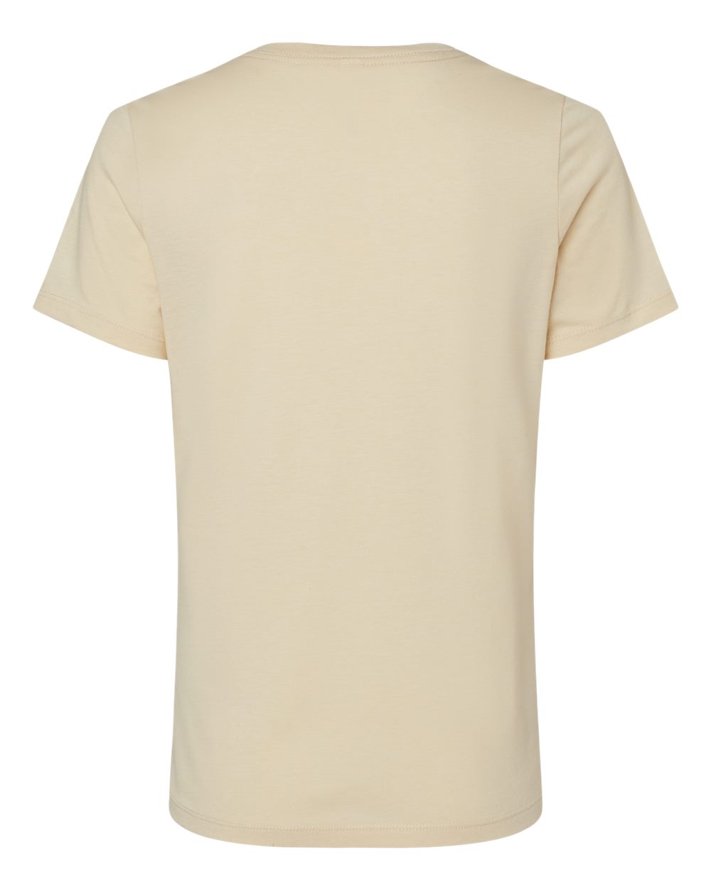 Women’s Relaxed Fit Heather CVC Tee - Back - B20506213 - Heather Soft Cream