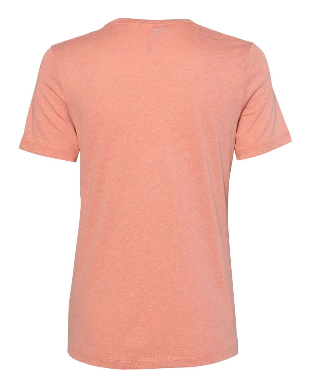 Women’s Relaxed Fit Heather CVC Tee - Back - B20506303 - Heather Sunset
