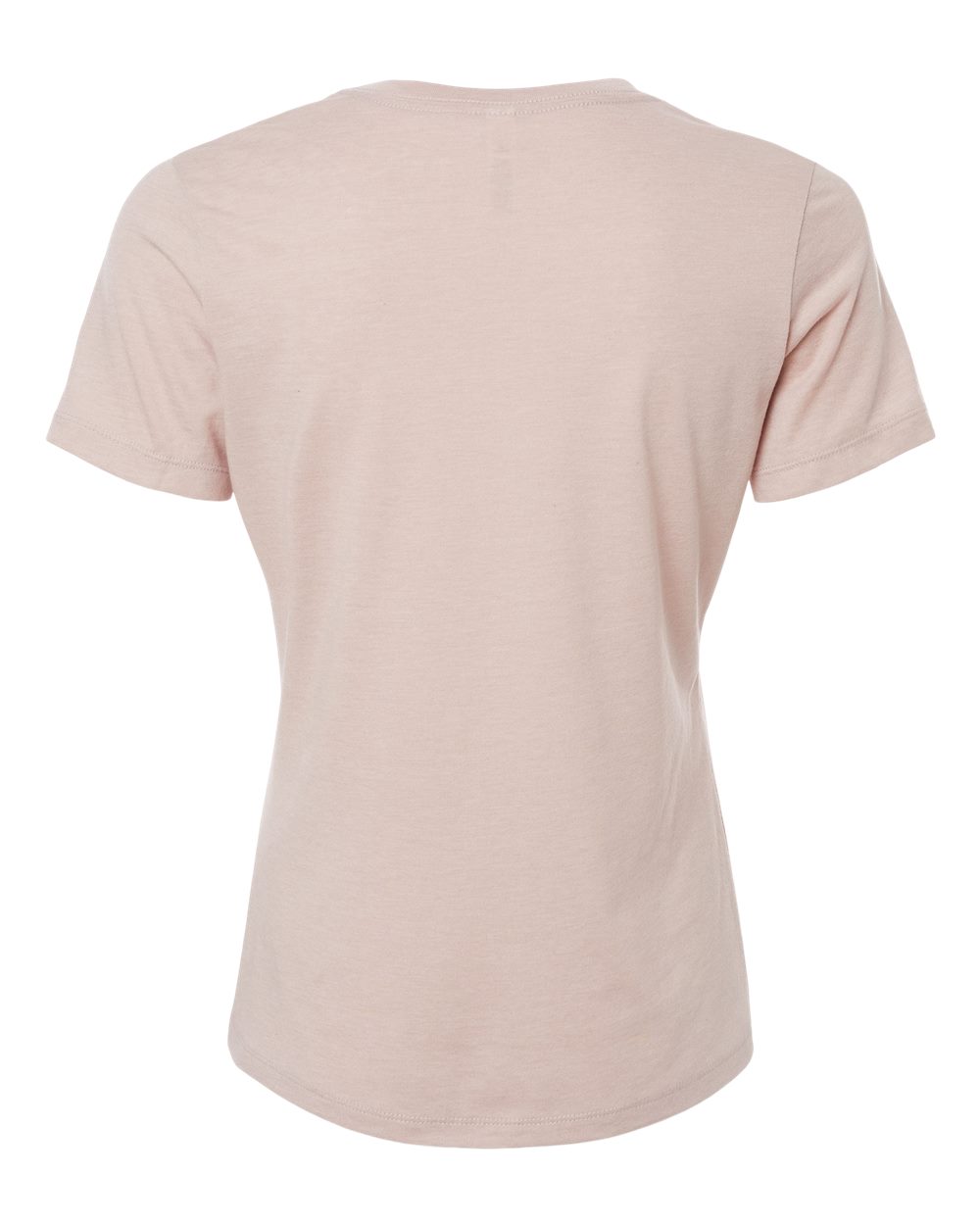 Women’s Relaxed Fit Heather CVC Tee - Back - B20506313 - Heather Pink Gravel