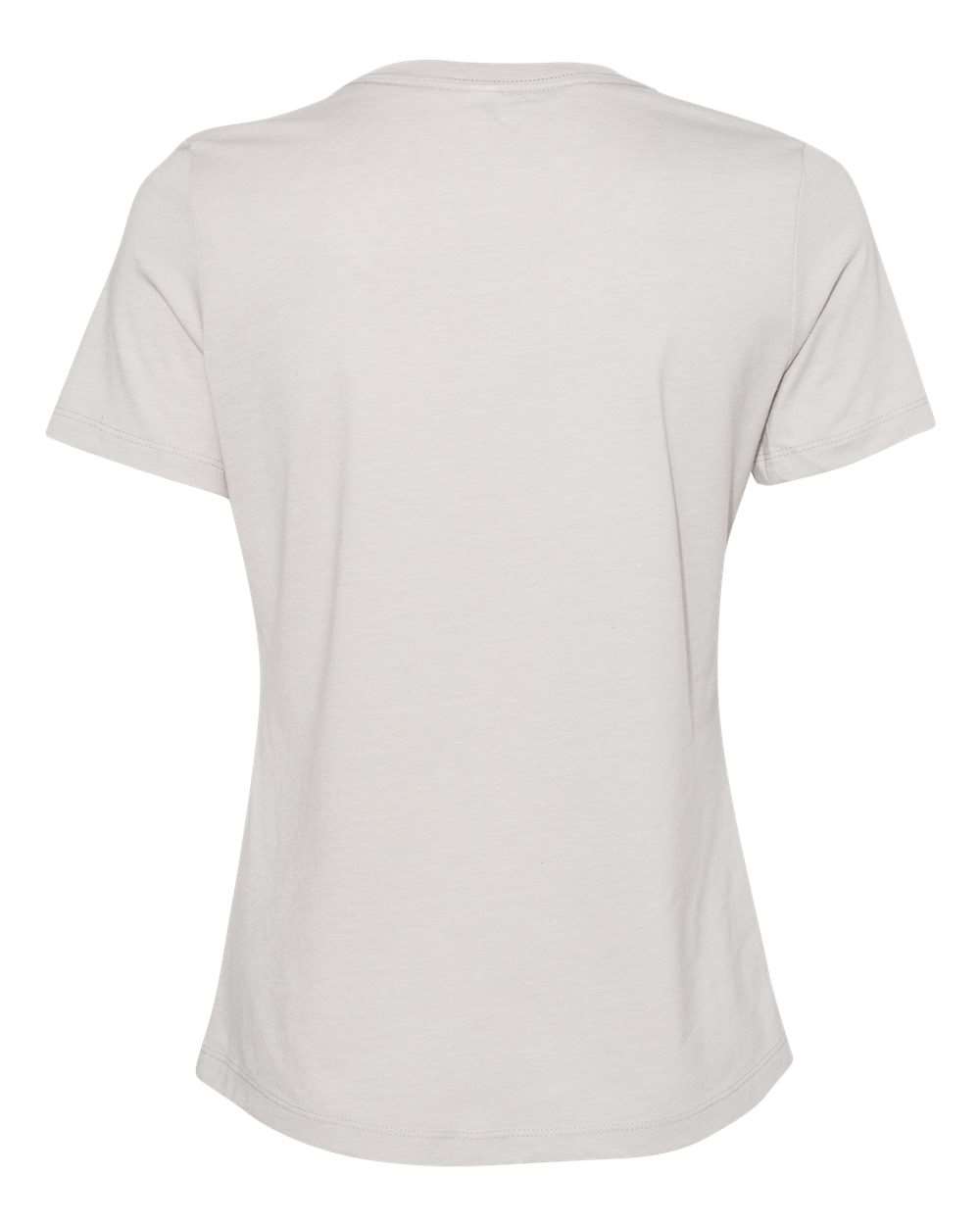 Women’s Relaxed Fit Heather CVC Tee - Back - B20506353 - Heather Cool Grey