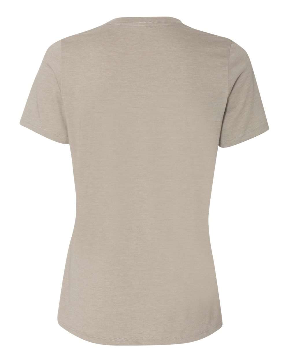 Women’s Relaxed Fit Heather CVC Tee - Back - B20506363 - Heather Stone