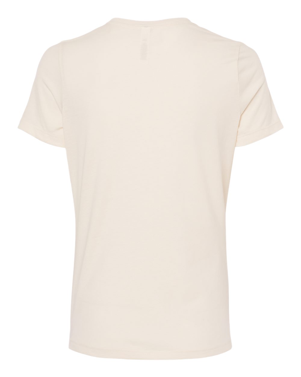 Women’s Relaxed Fit Heather CVC Tee - Back - B20506373 - Heather Natural