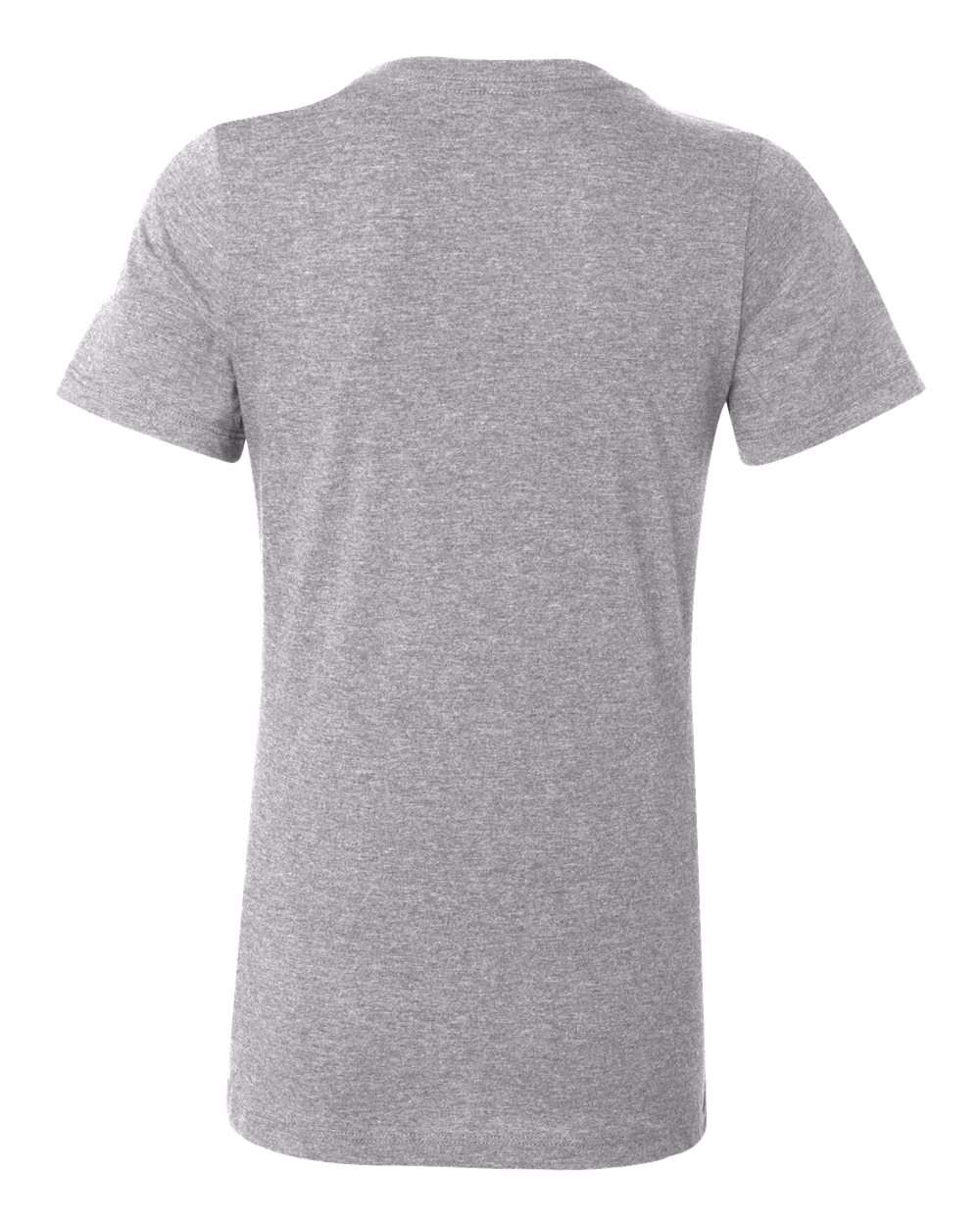 Women’s Relaxed Fit Heather CVC Tee - Back - B20506583 - Athletic Heather