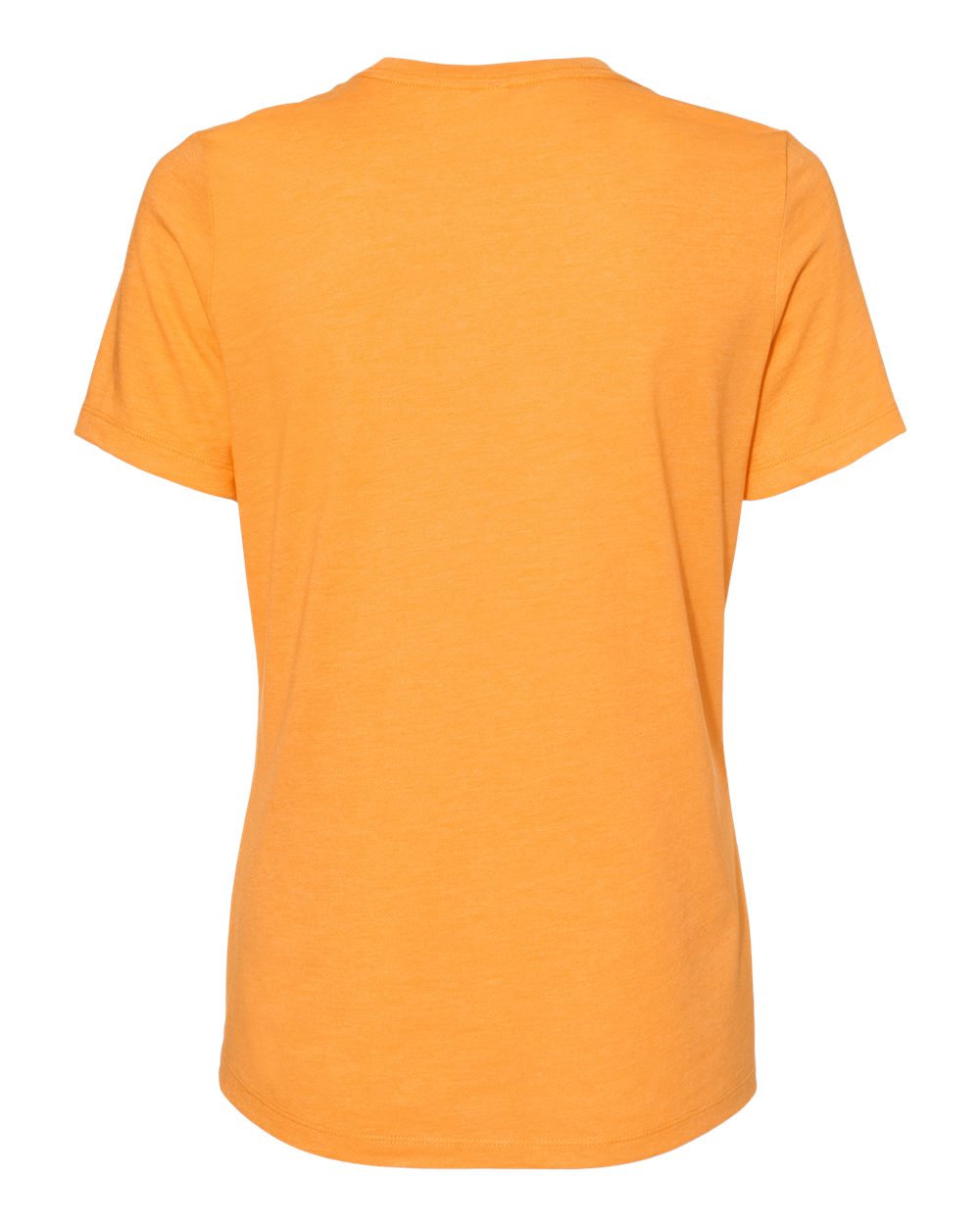 Women’s Relaxed Fit Heather CVC Tee - Back - B20506664 - Heather Marmalade