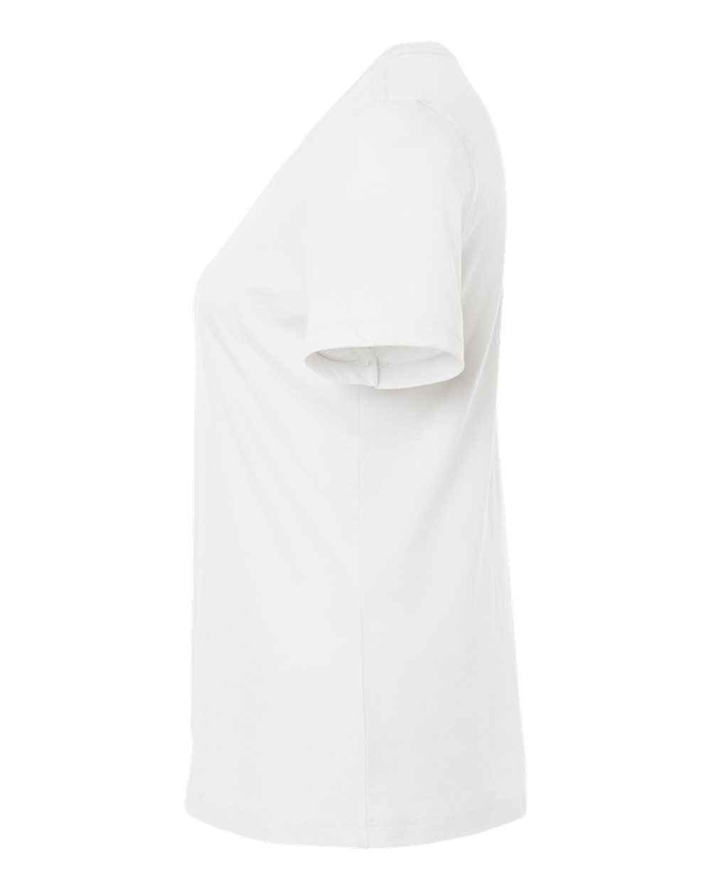 Women’s Relaxed Fit Heather CVC Tee - DirectSide - B20506003 - Solid White Blend
