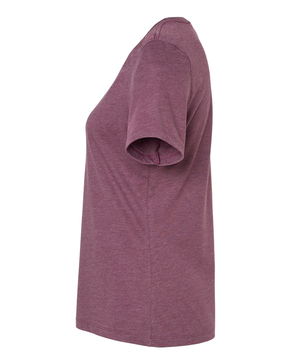 Women’s Relaxed Fit Heather CVC Tee - DirectSide - B20506193 - Heather Maroon