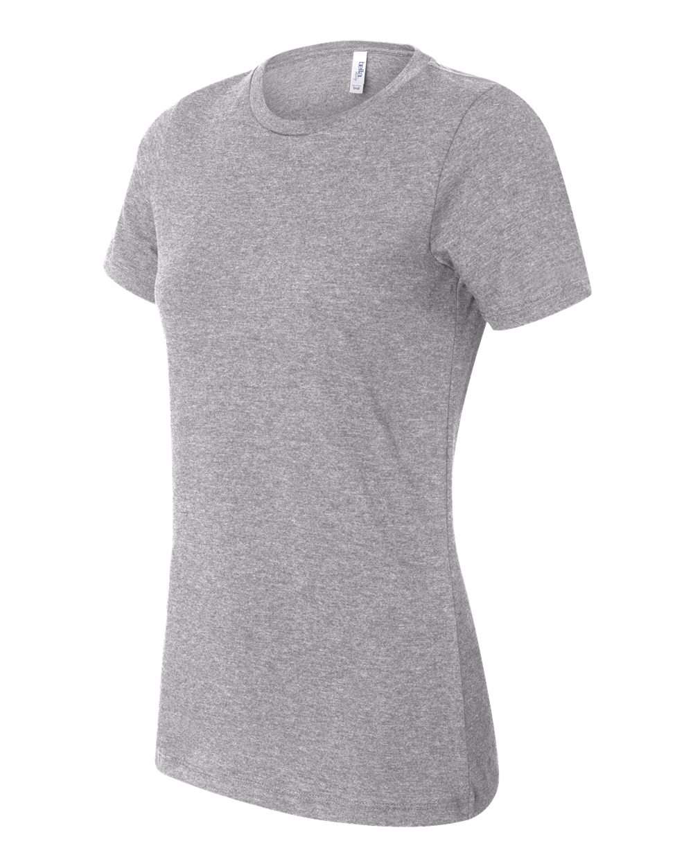 Women’s Relaxed Fit Heather CVC Tee - Side - B20506583 - Athletic Heather