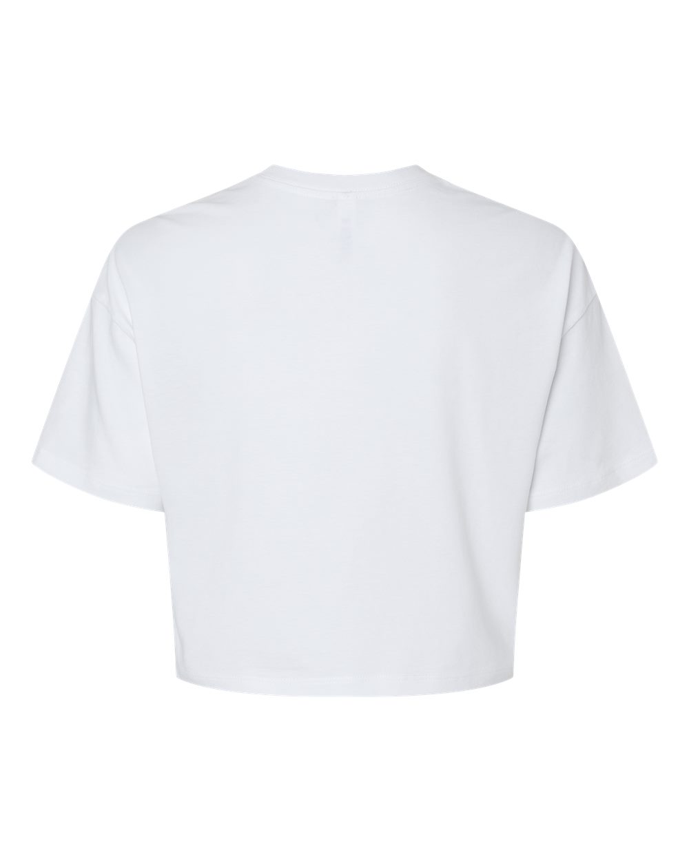 Women's Jersey Crop Tee - Back - B05306003 - White