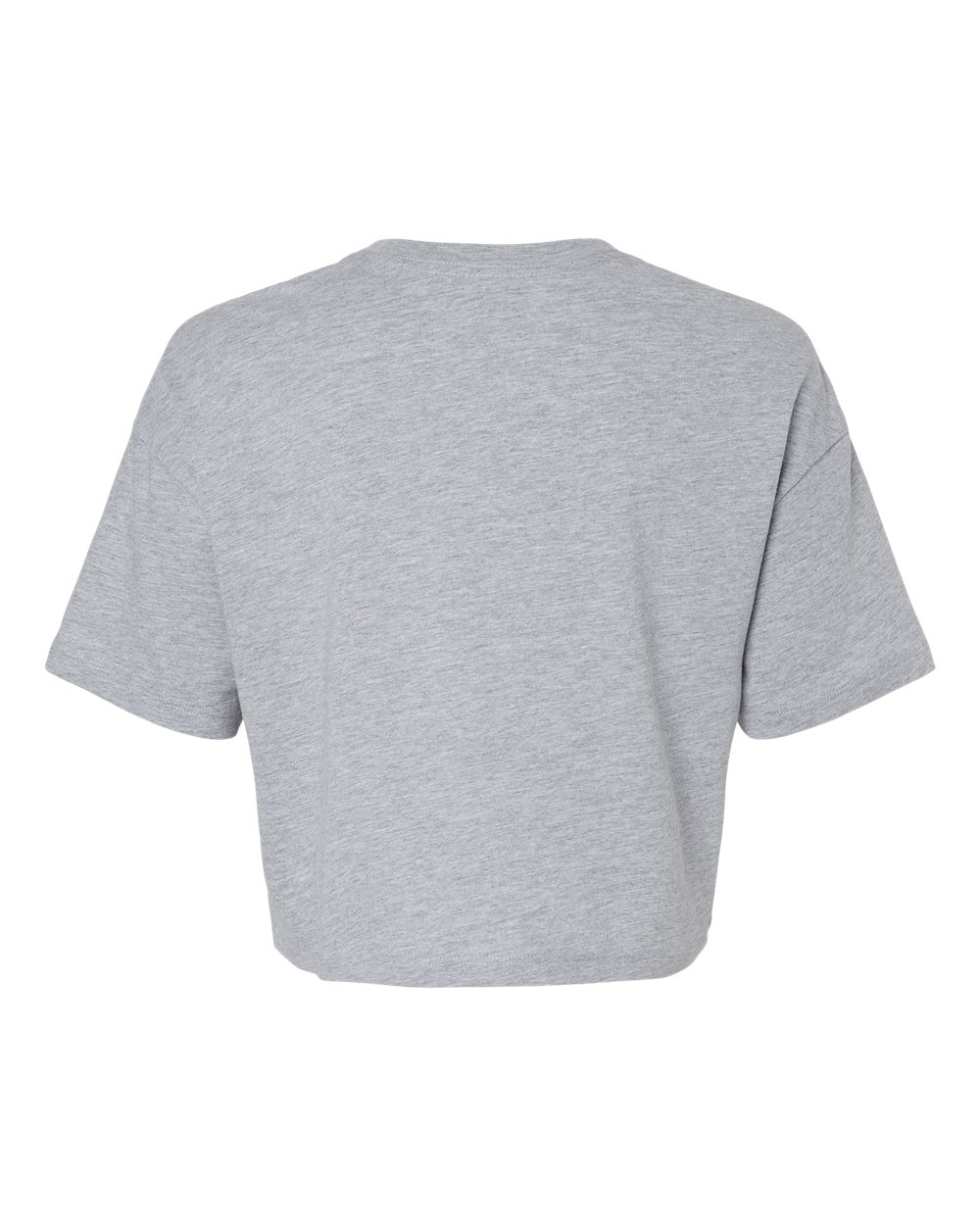 Women's Jersey Crop Tee - Back - B05306023 - Athletic Heather