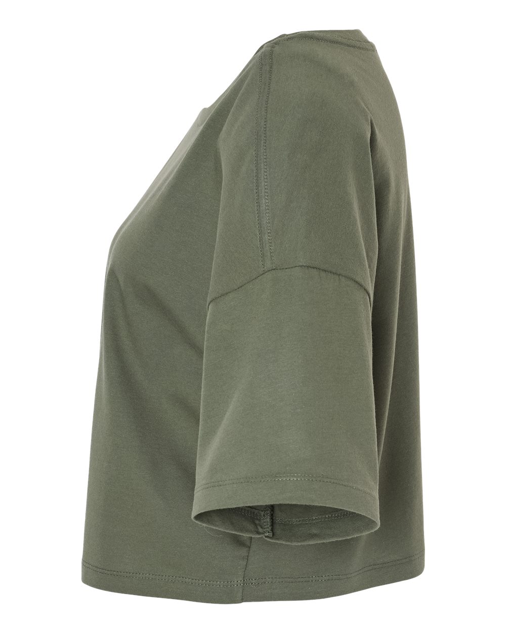 Women's Jersey Crop Tee - DirectSide - B05306643 - Military Green