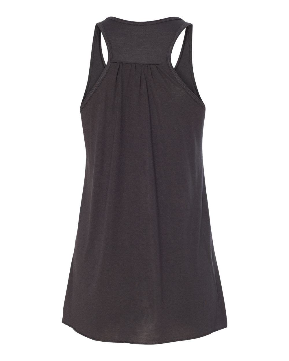 Women's Flowy Racerback Tank - Back - B87406202 - Dark Grey