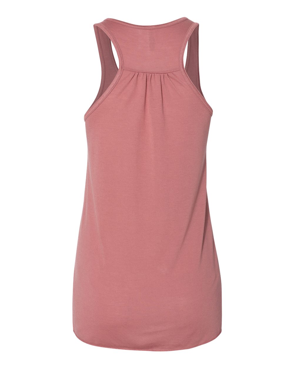Women's Flowy Racerback Tank - Back - B87406262 - Mauve