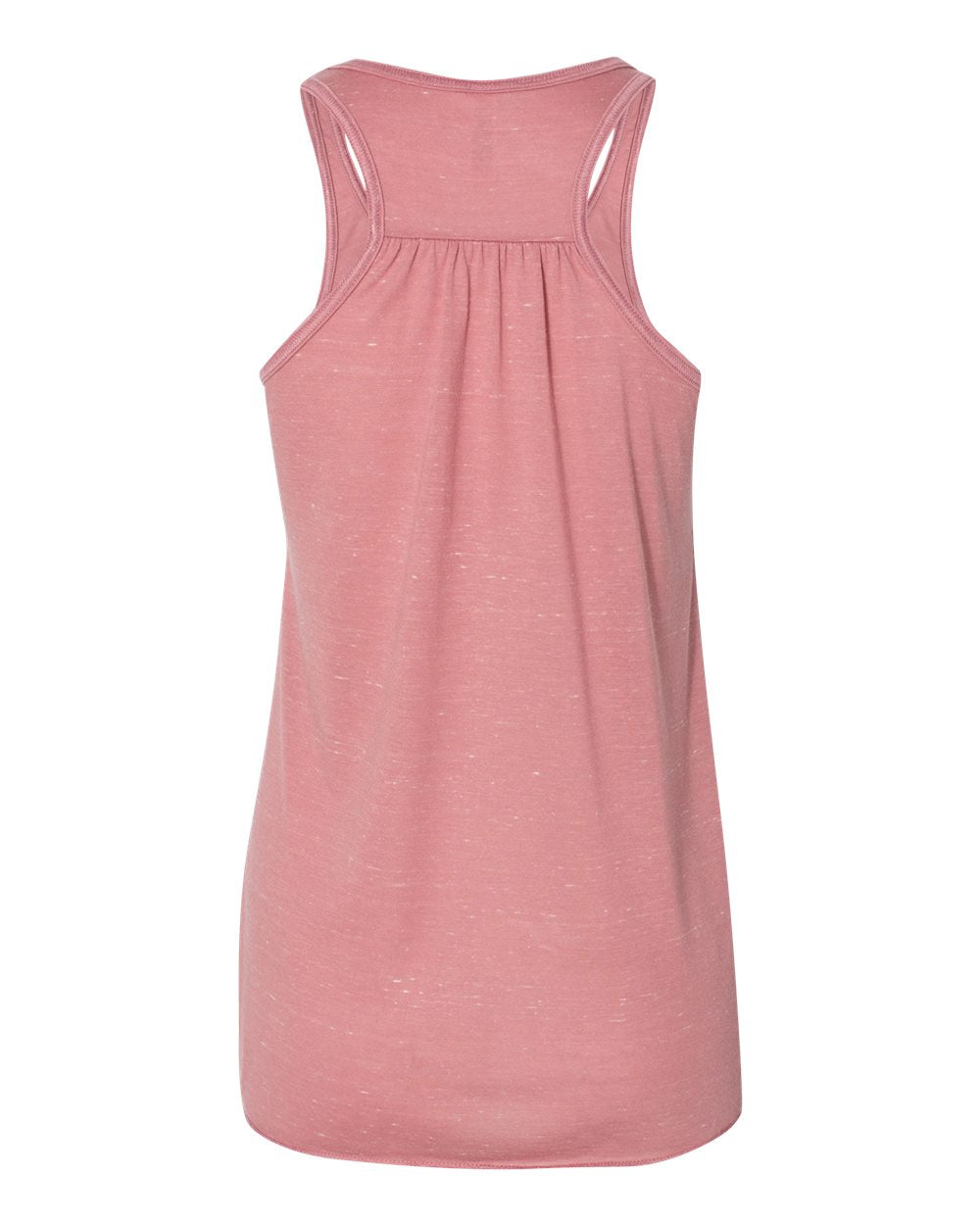 Women's Flowy Racerback Tank - Back - B87406292 - Mauve Marble