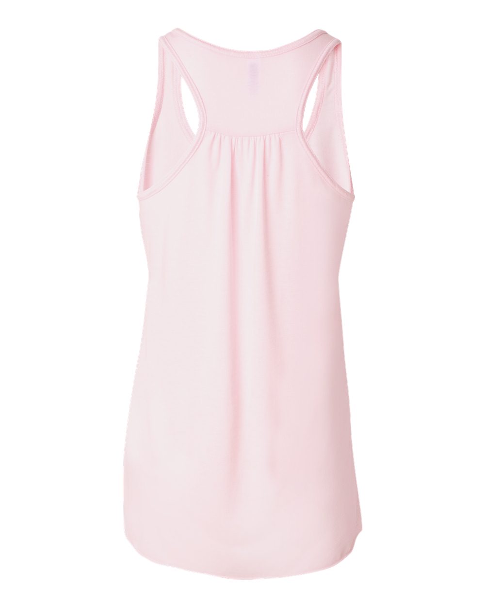 Women's Flowy Racerback Tank - Back - B87406312 - Soft Pink