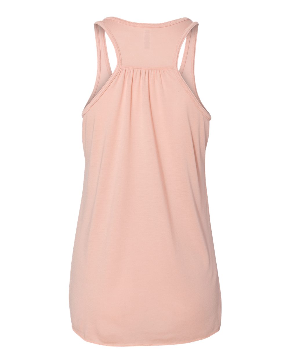 Women's Flowy Racerback Tank - Back - B87406332 - Peach