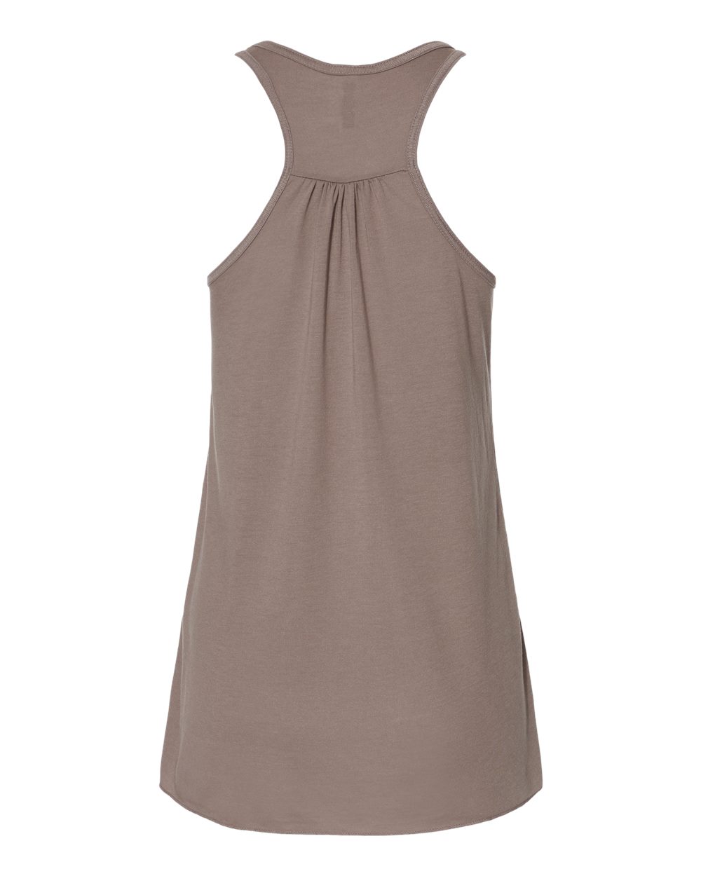Women's Flowy Racerback Tank - Back - B87406562 - Pebble Brown