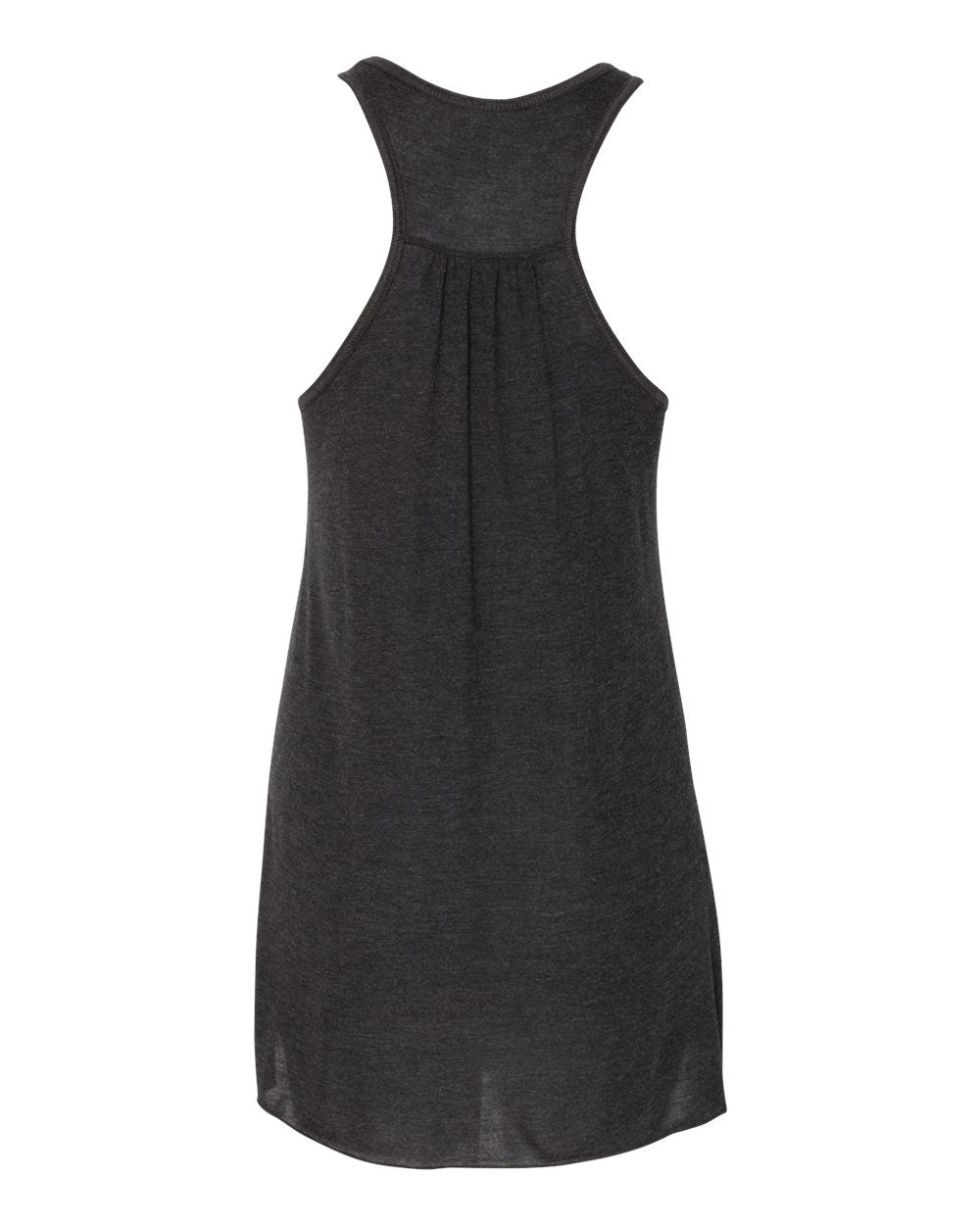 Women's Flowy Racerback Tank - Back - B87406572 - Black Heather