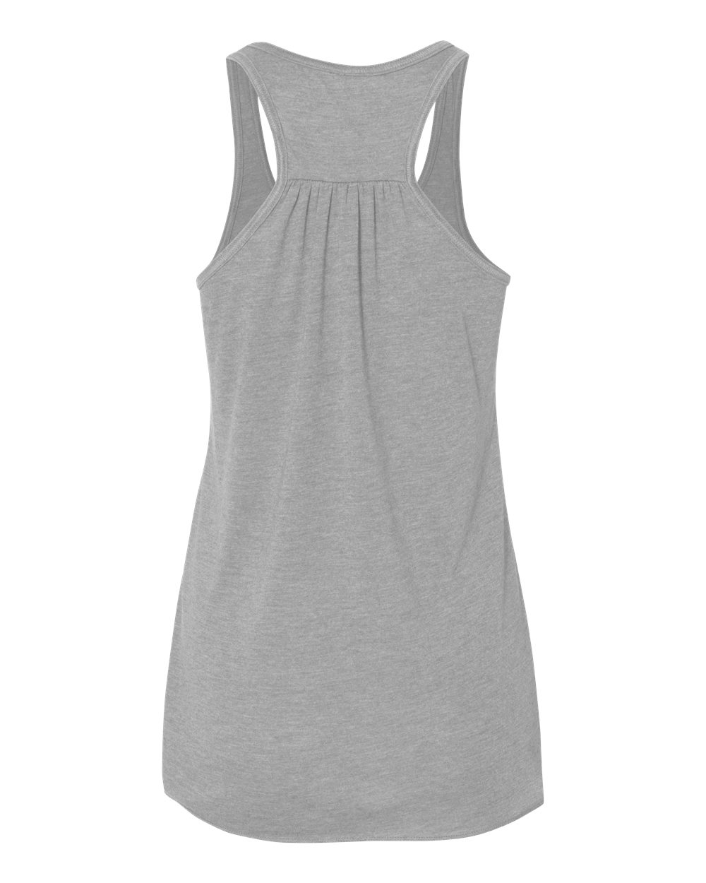 Women's Flowy Racerback Tank - Back - B87406582 - Athletic Heather