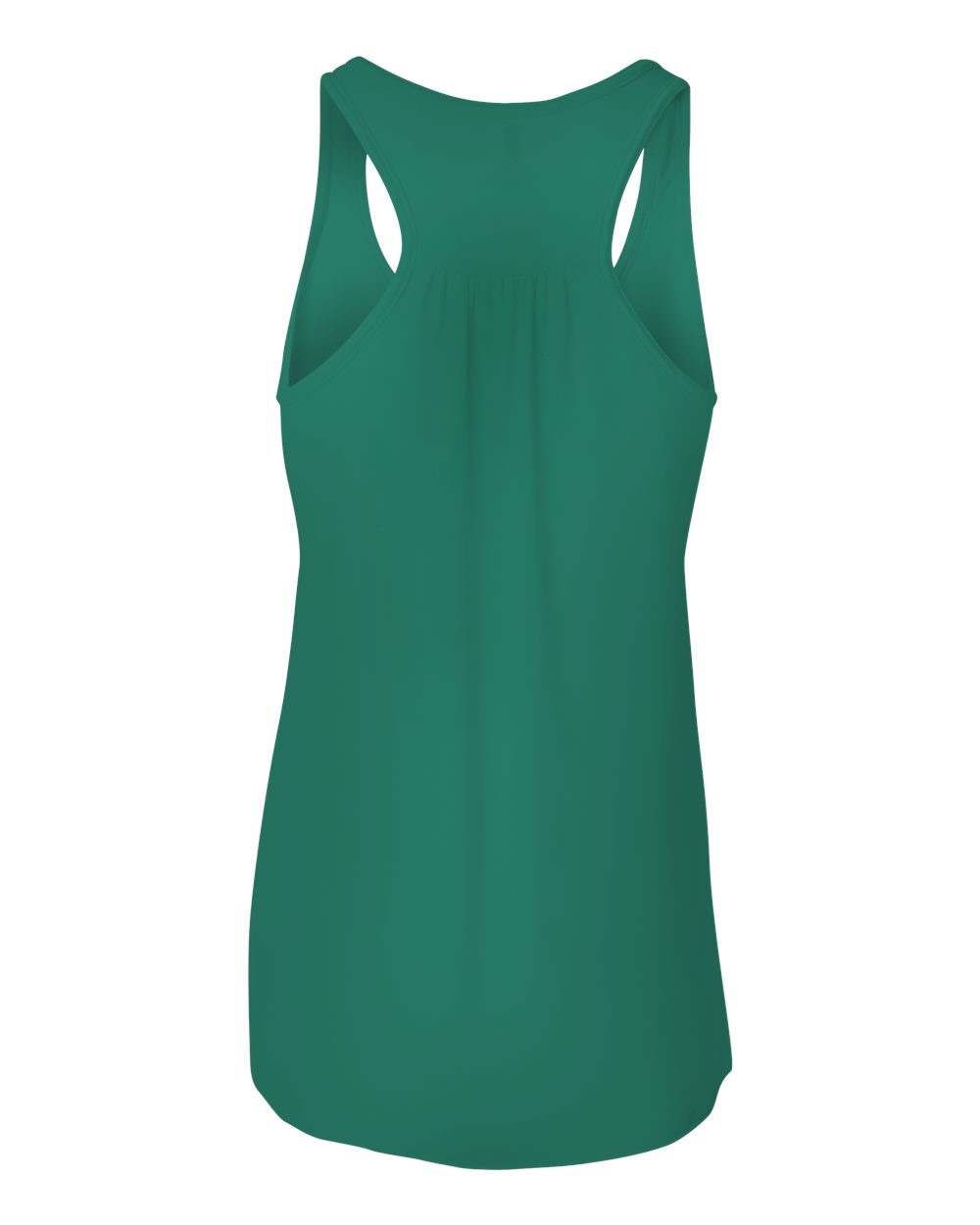 Women's Flowy Racerback Tank - Back - B87406602 - Kelly