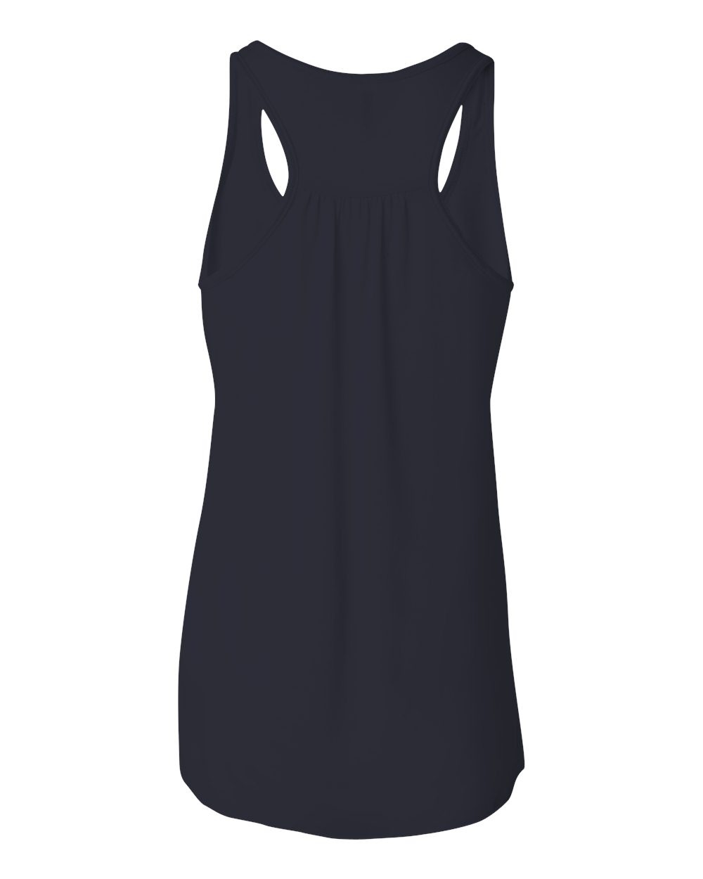 Women's Flowy Racerback Tank - Back - B87406652 - Midnight