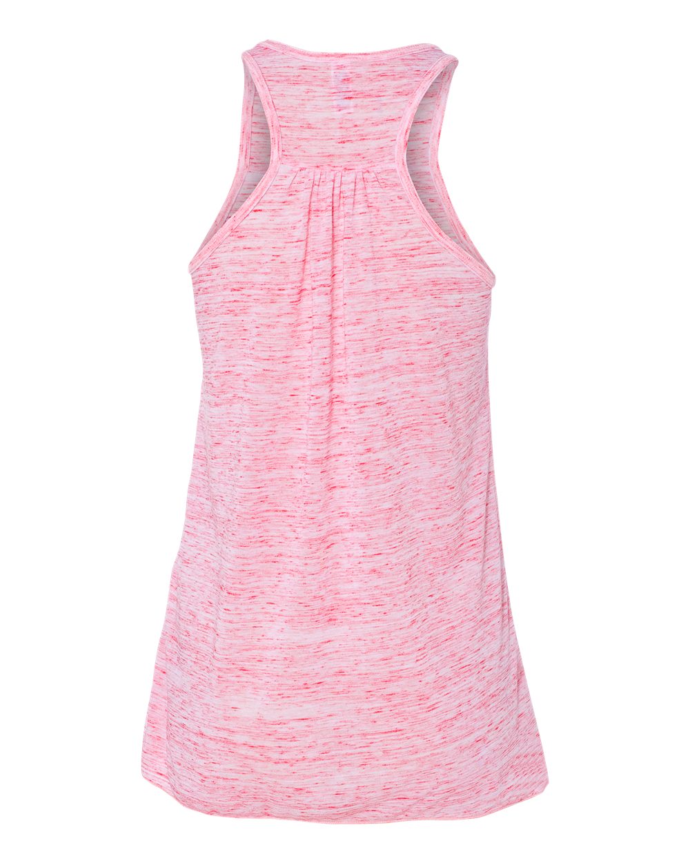 Women's Flowy Racerback Tank - Back - B87406712 - Red Marble