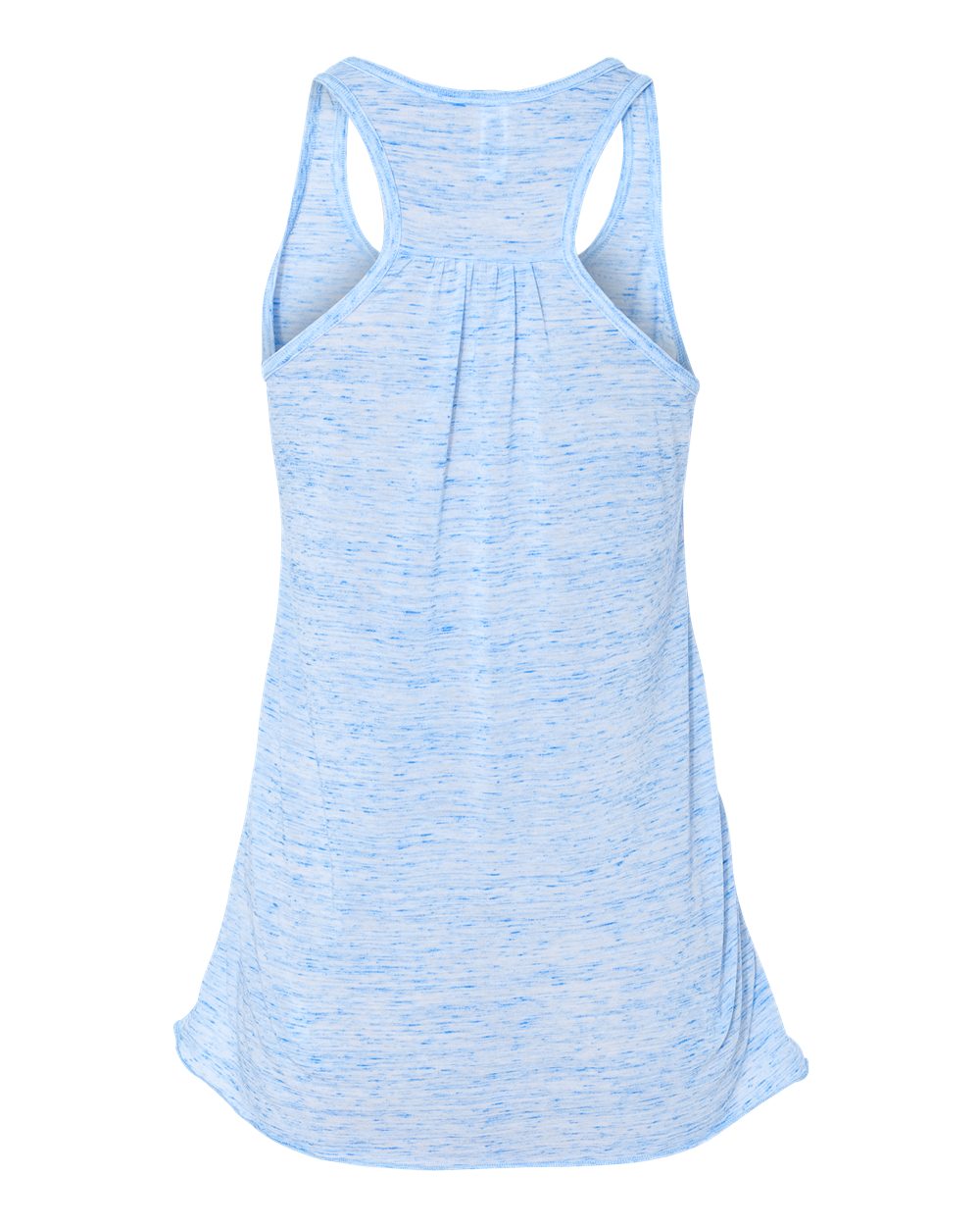 Women's Flowy Racerback Tank - Back - B87406742 - Blue Marble