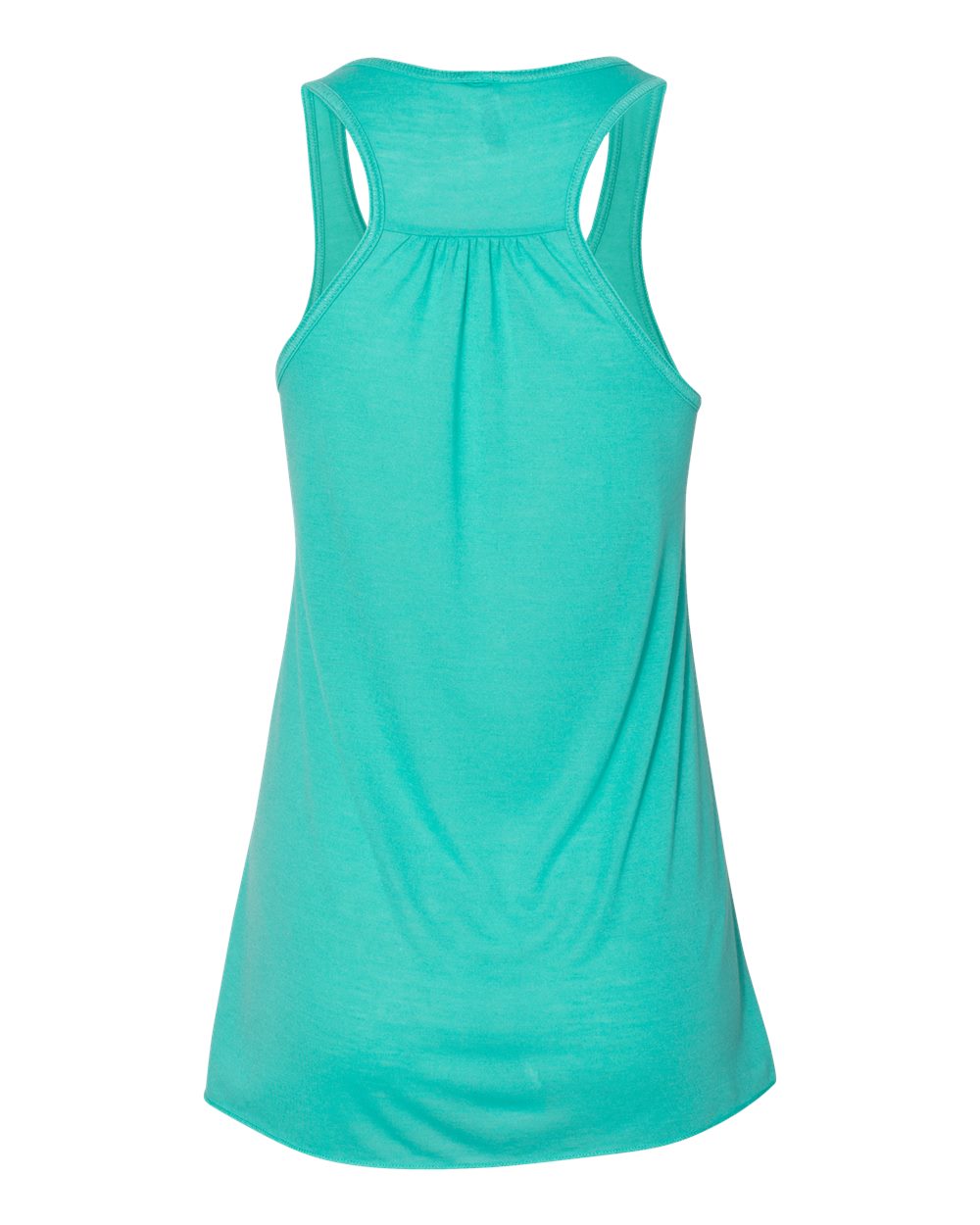 Women's Flowy Racerback Tank - Back - B87406762 - Teal
