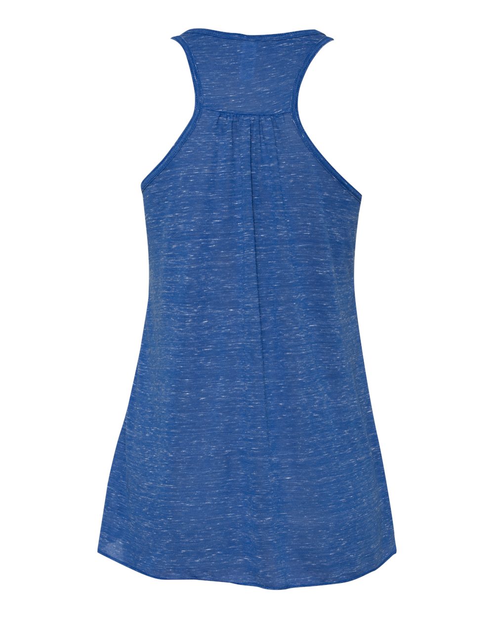 Women's Flowy Racerback Tank - Back - B87406772 - True Royal Marble