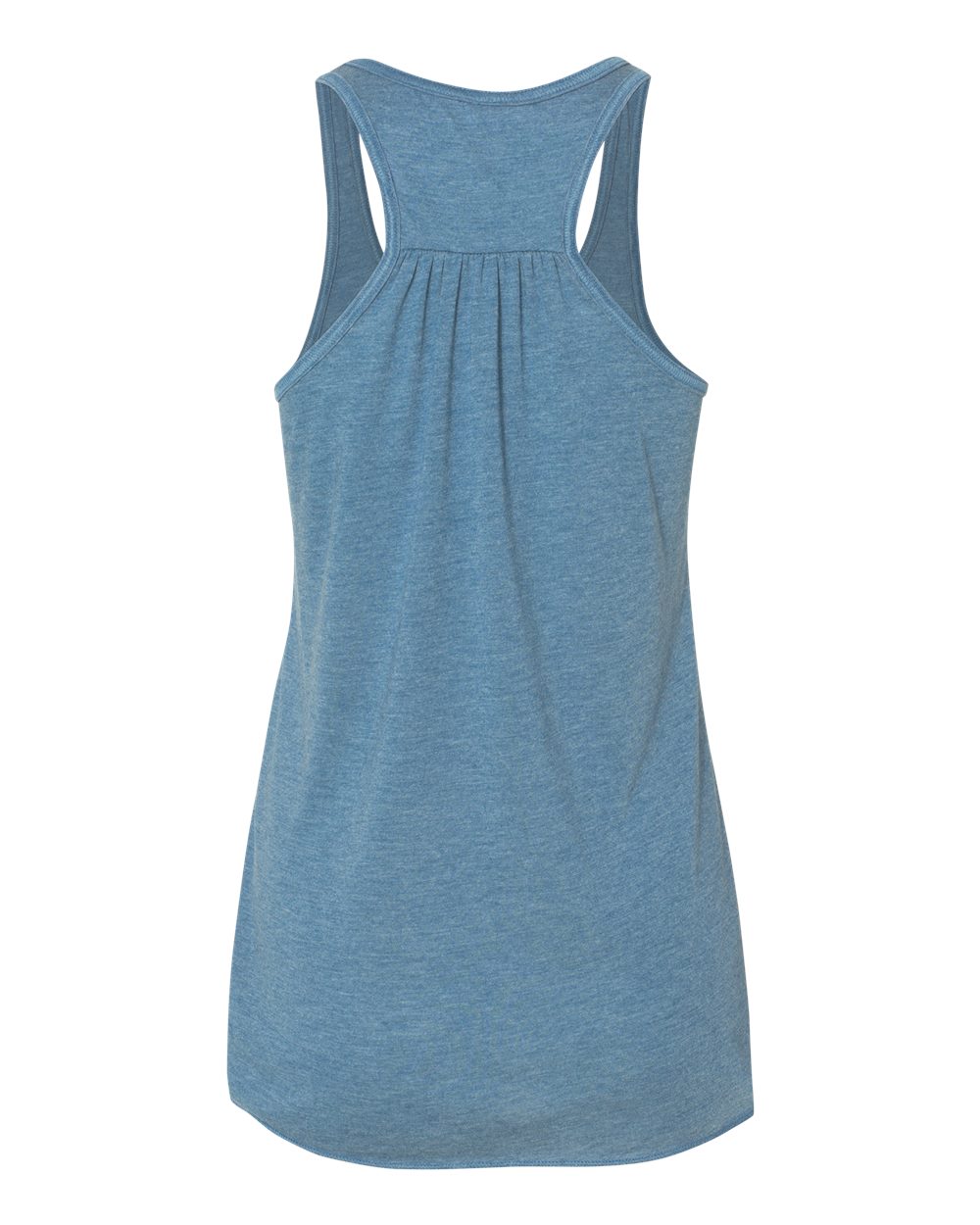 Women's Flowy Racerback Tank - Back - B87406782 - Heather Deep Teal