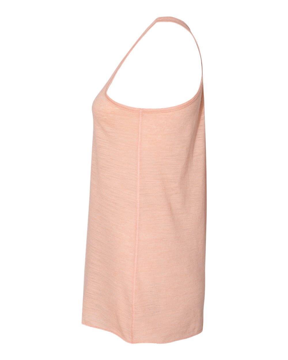 Women's Flowy Racerback Tank - DirectSide - B87406342 - Peach Slub